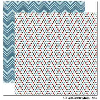 Multi Dots/All Bundled Up 12x12"