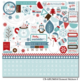 Samolepky/All Bundled Up 12x12"