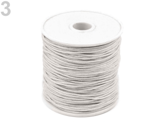Šňůra bavlněná voskovaná Ø 0,8mm