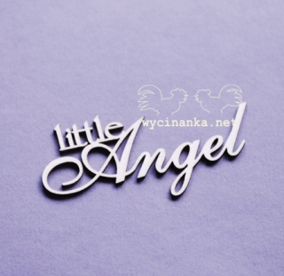 Nápis "little Angel" - 1 ks