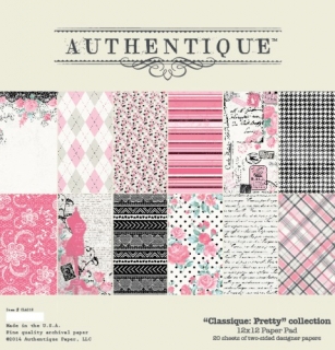 Classique:Pretty collection 12x12" - sada 12 listů 