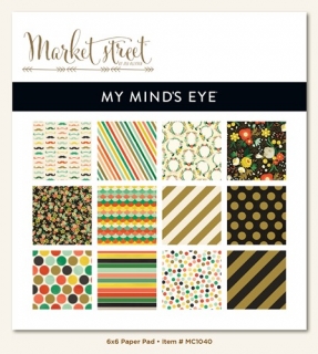 Market street/Nob Hill 6x6" - sada 12 listů