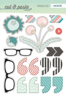 Výřezy Flair "WoW" Bits&Pieces/Cute&Paste - 18 ks