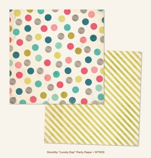 Dorothy "Lovely Day" Party Paper/now&then 12x12"