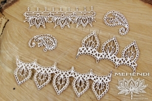 Krajka/Mehendi - 5 ks