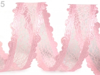 Stuha pavučinka š.25mm Candy Pink