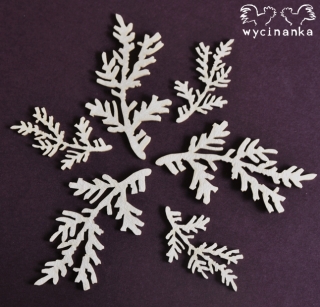 Smrkové větvičky/Winter Doodles - 6 ks