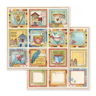 Cards Cups/Patchwork  12x12"