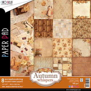 Autumn Whisper 12x12" - sada 8 listů 