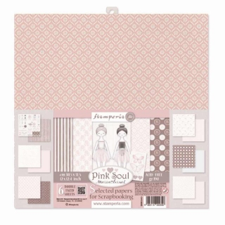 Pink Soul 12x12"- sada 6 listů 