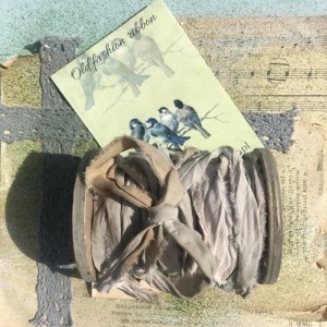 Stuha Old Fashion Linen š. 15-20 mm French Flax - 1,2 m 