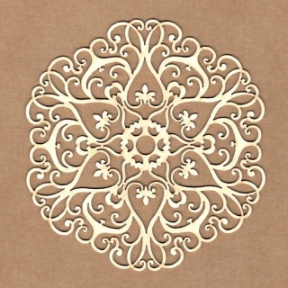 Damašková mandala - 1 ks