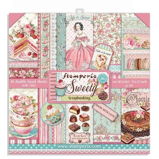 Sweety 12x12"- sada 10 listů 