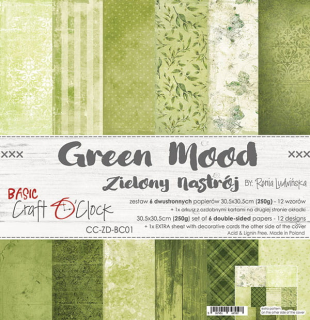 Green Mood 12x12" - 6 ks 
