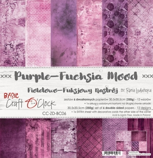 Purple-Fuchsia Mood 12x12" - 6 ks 