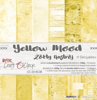 Yellow Mood 12x12" - 6 ks 