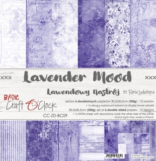 Lavender Mood 12x12" - 6 ks 