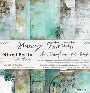 Hazy Street 12"x 12" - sada 6 ks