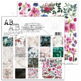 Carry Me Slowly 12x12" - sada 8 listů+1 list k vystřižení