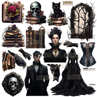 Samolepky Gothic