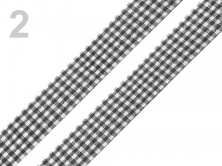Stuha károvaná š.18mm řezaná