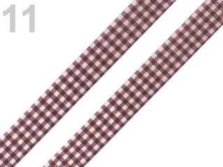 Stuha károvaná š.12mm řezaná