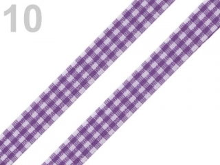 Stuha károvaná š.12mm řezaná
