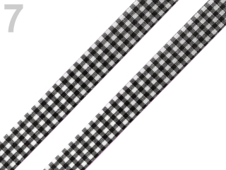 Stuha károvaná š.12mm řezaná