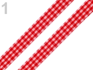 Stuha károvaná š.12mm řezaná