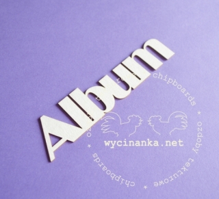 Nápis "album" - 1 ks