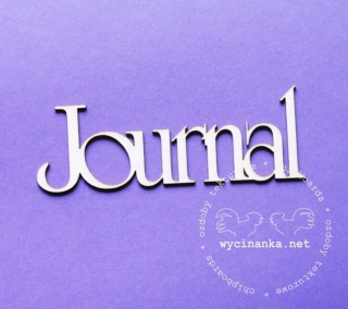 Nápis "Journal"